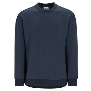 NWT Obermeyer Explorer Tech Crew Pullover Sweatshirt Mens S Blue Nights Polartec